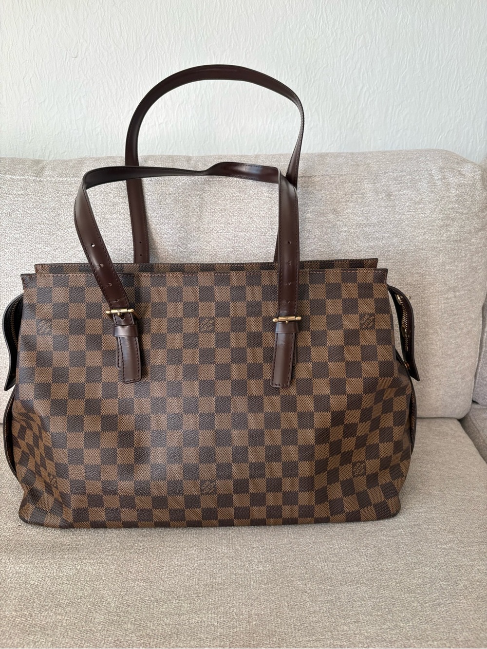 Louis Vuitton Chelsea Tote Bag with Adjustable Straps